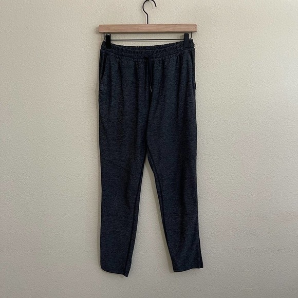 Outdoor Voices All Day CloudKnit Mid-Rise Drawstring Sweatpants Charcoal Grey XS - Picture 6 of 13